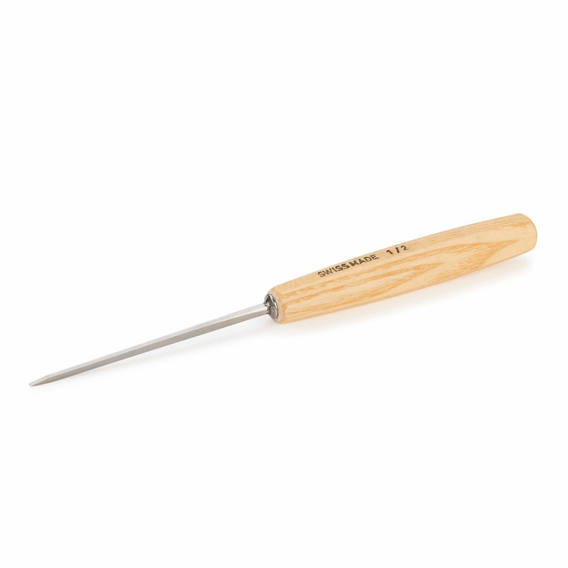 Double Bevel Straight Chisel - Types:Full Size - Sweep:Number 1 - Size:2 mm
